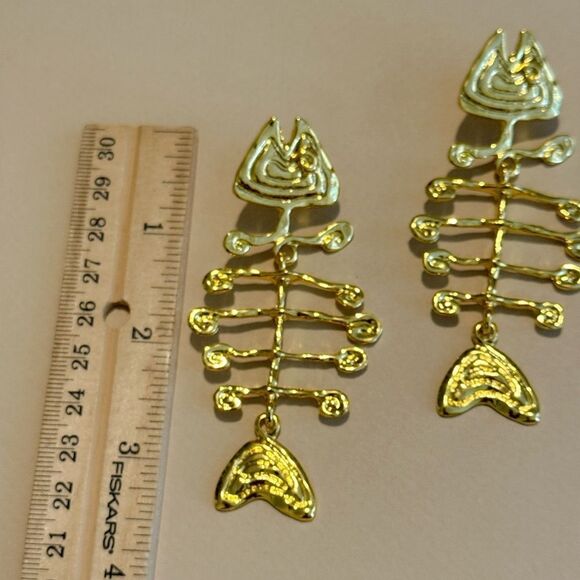 Fish dangle Earrings #1594 - Picture 4 of 4